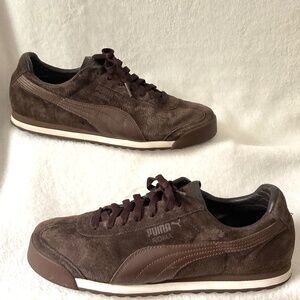 Brown Puma Roma Suede Men’s Sneakers Size 10
